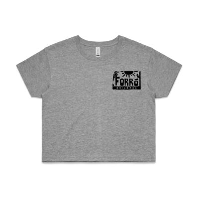 WO's Crop Tee - Black Logo Thumbnail