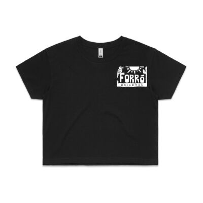 WO's Crop Tee - White Logo  Thumbnail