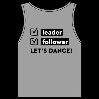 WO's Sunday Singlet - Round Logo + Black Leader/Follower back  Thumbnail