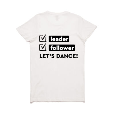 WO's Maple Tee - Round Logo front + Black Leader/Follower back Thumbnail